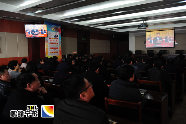 济矿集团总经理张广宇接受济宁新闻联播采访