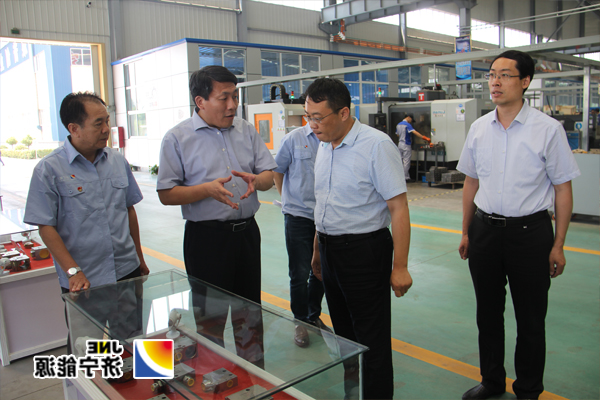 栾涛带队到落陵盛源视察指导工作