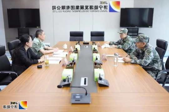 市委常委、济宁军分区司令员赵玉斌到集团公司调研指导民兵组织整顿工作