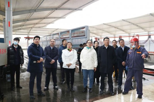 日照银行、华夏银行、威海银行各济宁分行行长到梁山港参观调研