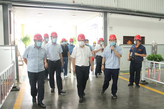 朱运华到精密制造产业园调研安全生产工作