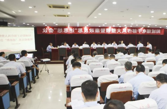 集团公司各企业召开干部作风大整顿暨廉政反思 “述思想”会议