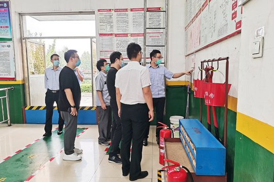 集团公司检查组到运河煤矿检查指导标准化提升工作