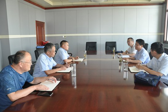 集团公司干部作风大整顿督导组到花园煤矿检查工作