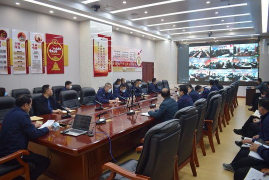 金桥煤矿采用视频系统开展节后开工“第一课”