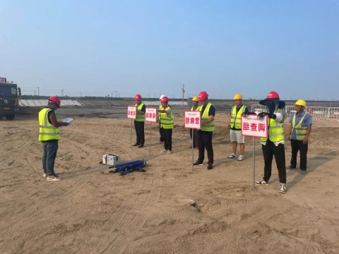 平安港建丨潍坊项目部开展高空坠落应急救援演练