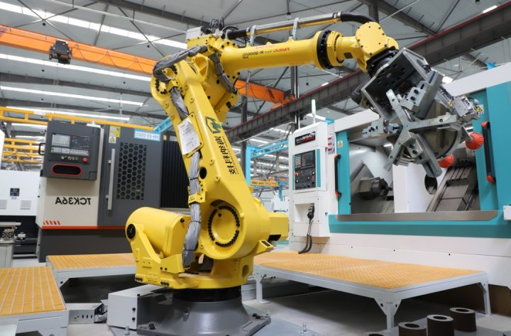 海纳科技全自动盘套无人生产线，工作效率翻倍