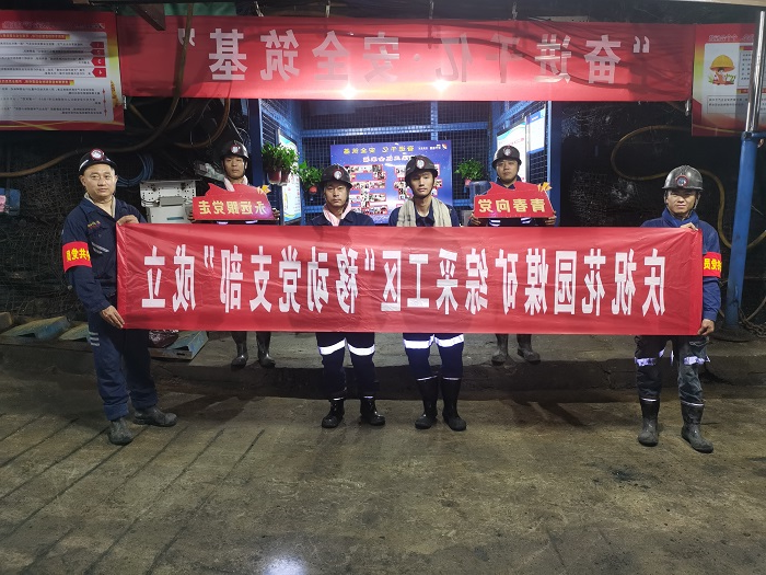 花园煤矿综采工区井下移动党支部成立了c.jpg