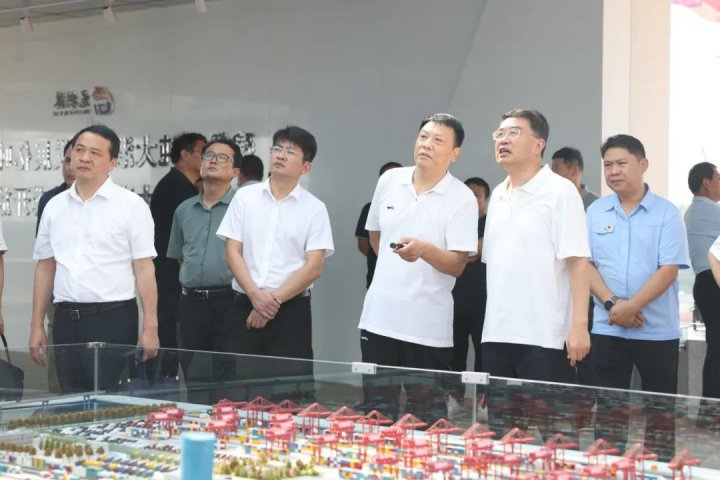 张广宇陪同朱贵友到龙拱港考察调研