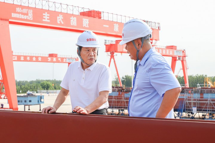 济宁市机械协会、老科协领导到新能船业调研指导